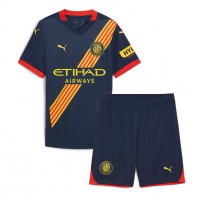 Maglie da calcio Girona Seconda Maglia Bambino 2024-25 Manica Corta (+ Pantaloni corti)